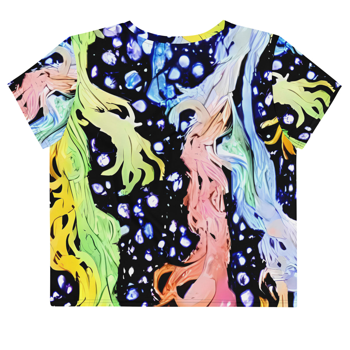 Women's Crop Tee - Celestial Serenade