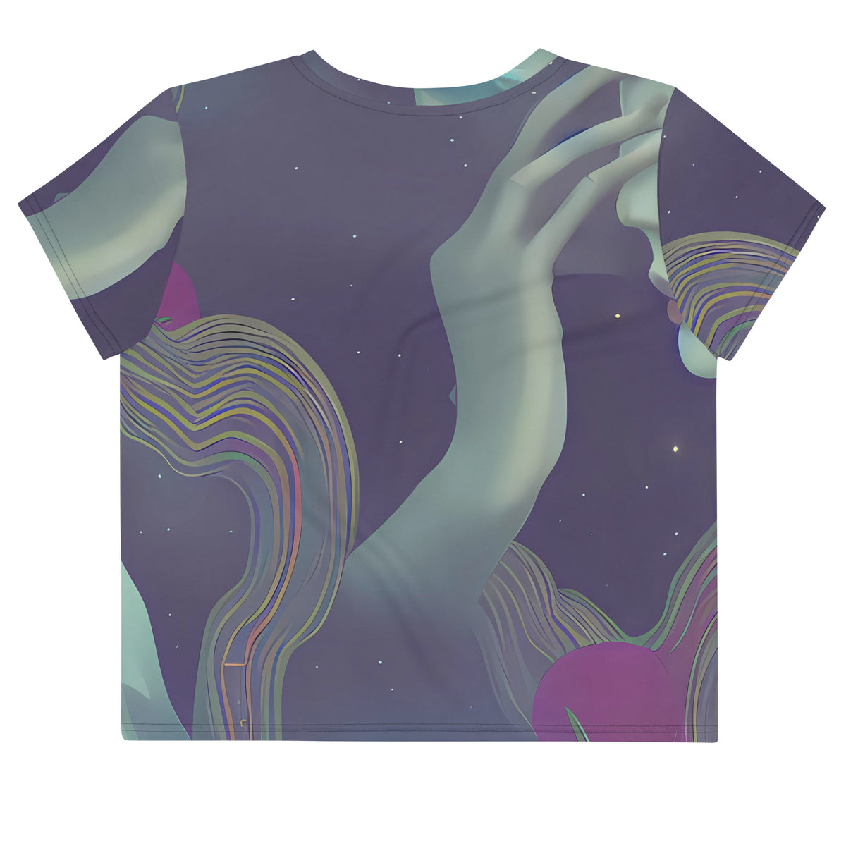 Women's Crop Tee - Ethereal Muse
