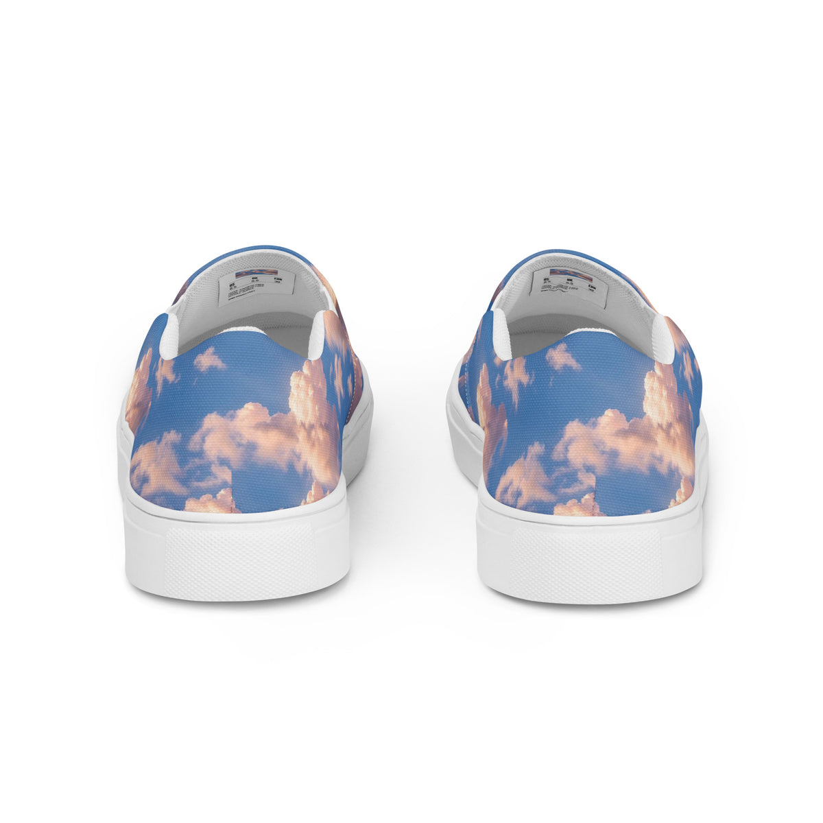 Men's Slip-On Canvas Shoes - Cotton Candy Skies