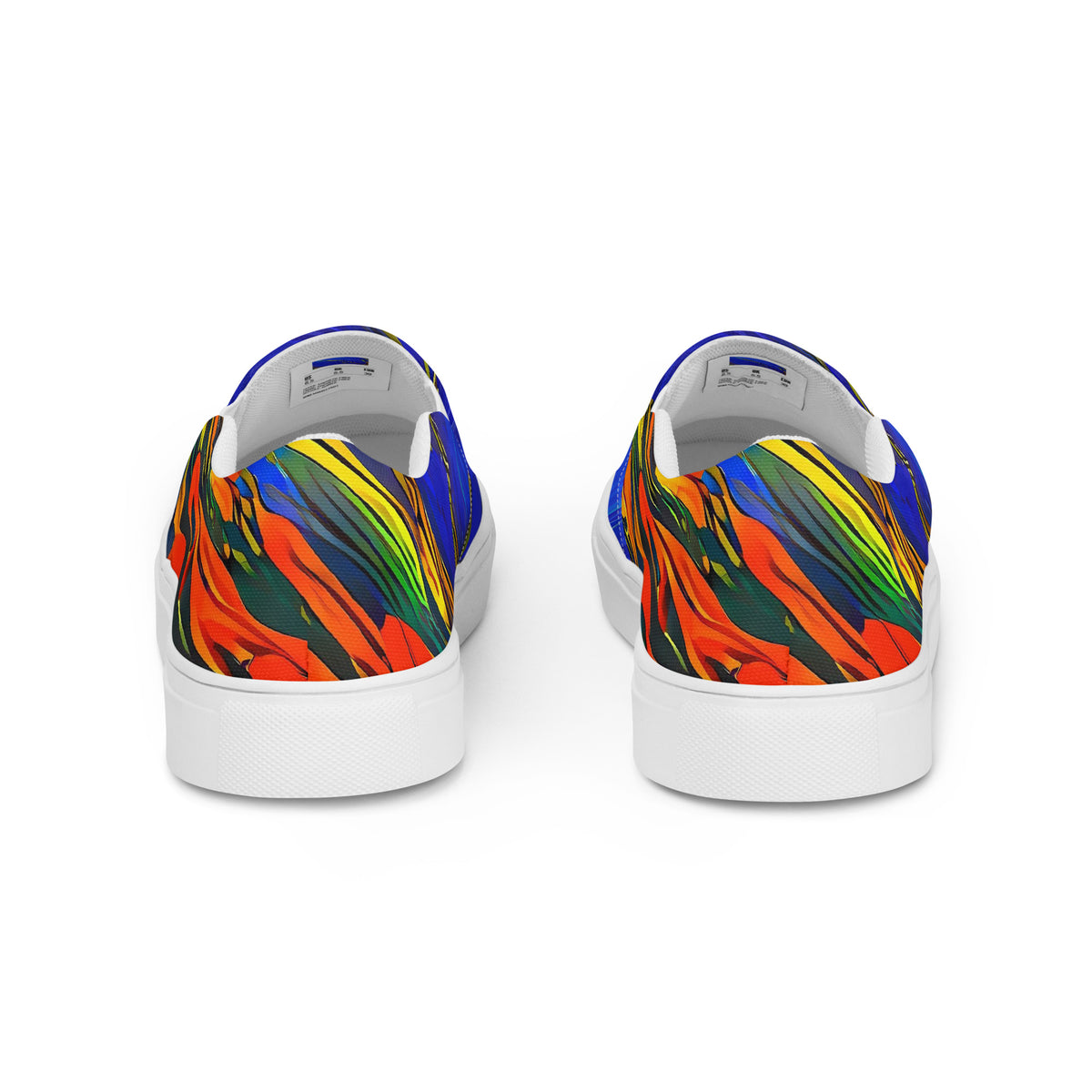 Men's Slip-On Canvas Shoes - Hodgkin's Blaze
