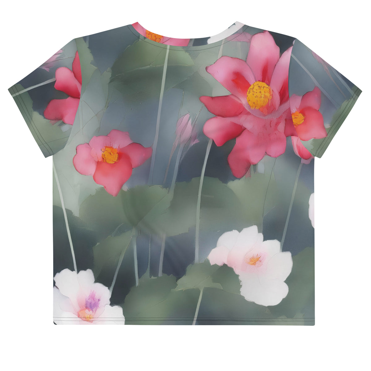 Women's Crop Tee - Petal Reverie