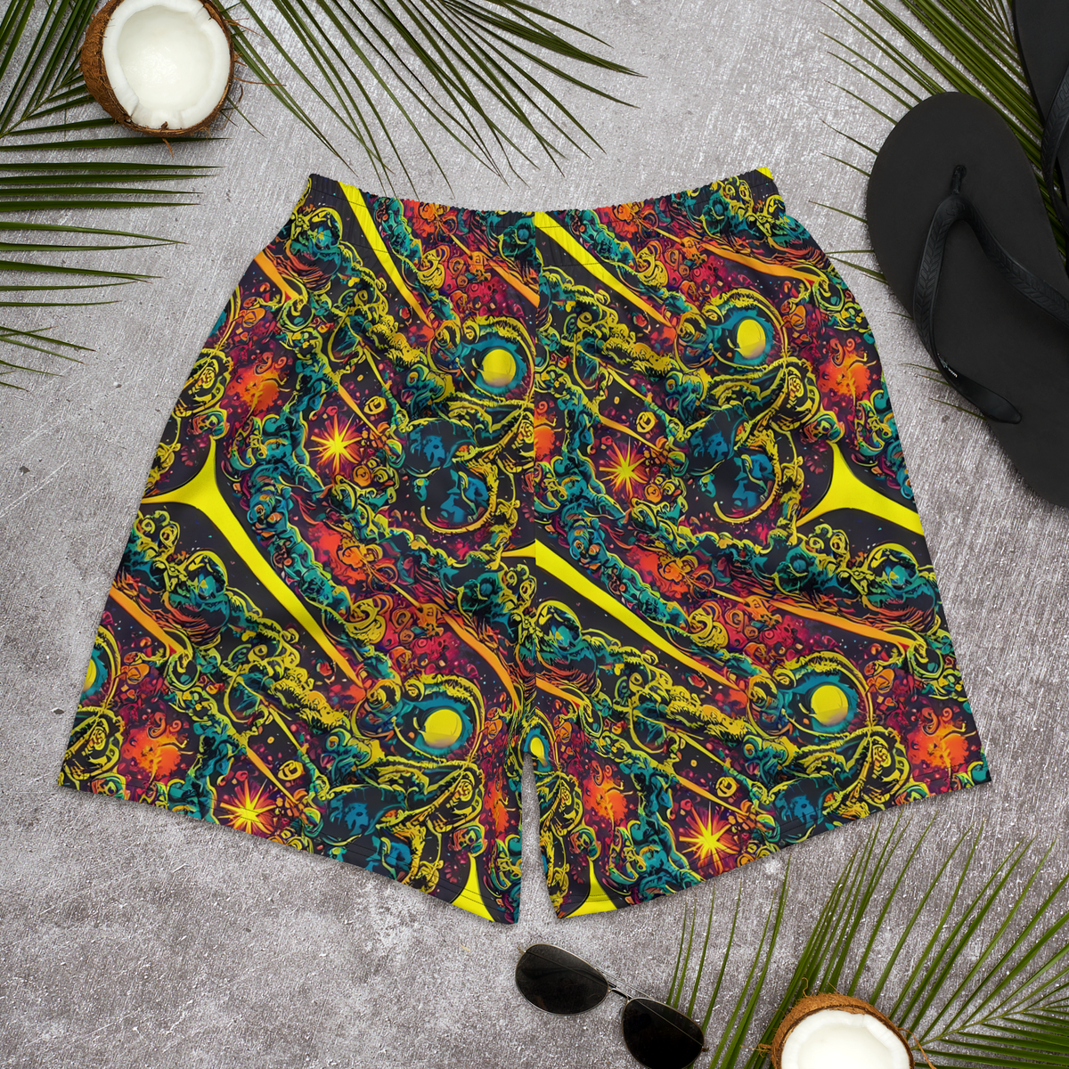 Men's Athletic Shorts - Gogos Galaxy