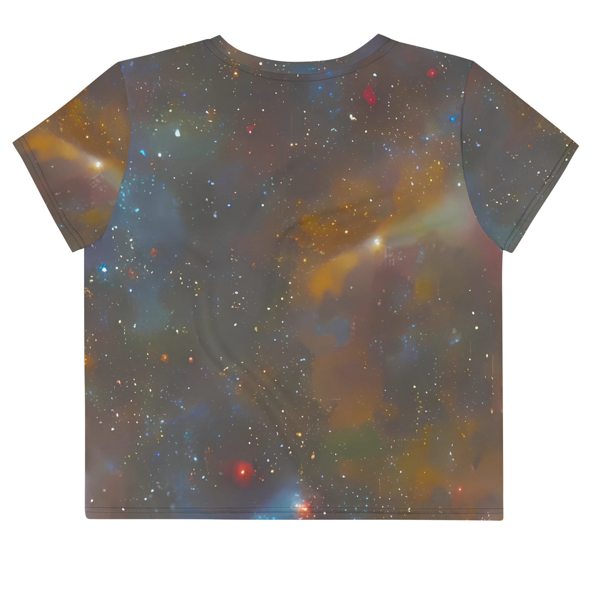 Women's Crop Tee - Gilded Galaxies