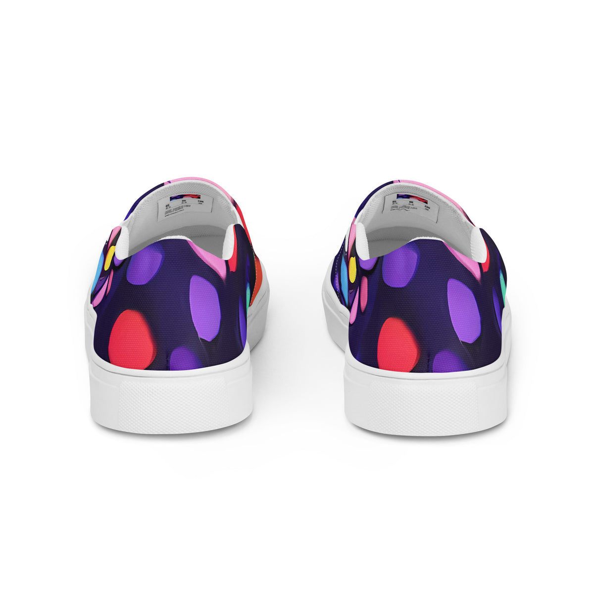 Men's Slip-On Canvas Shoes - Bubble Fantasia