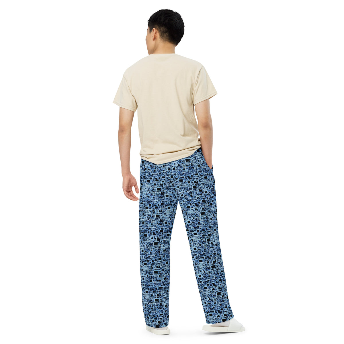 Wide-Leg Pants - Circuit Frost