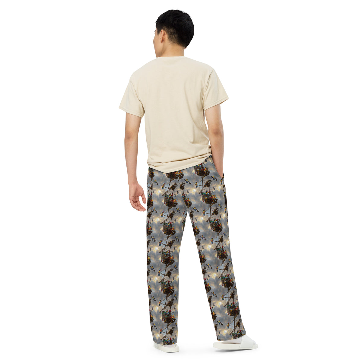 Wide-Leg Pants - Skyward Adventure
