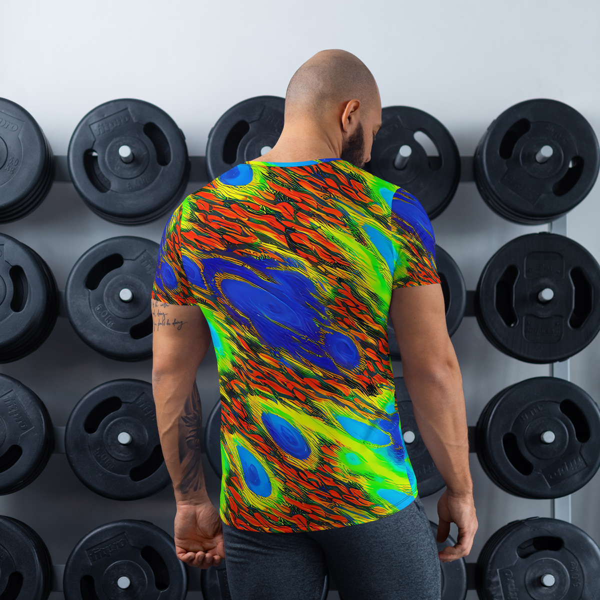 Men's Athletic T-Shirt - Hodgkin's Blaze