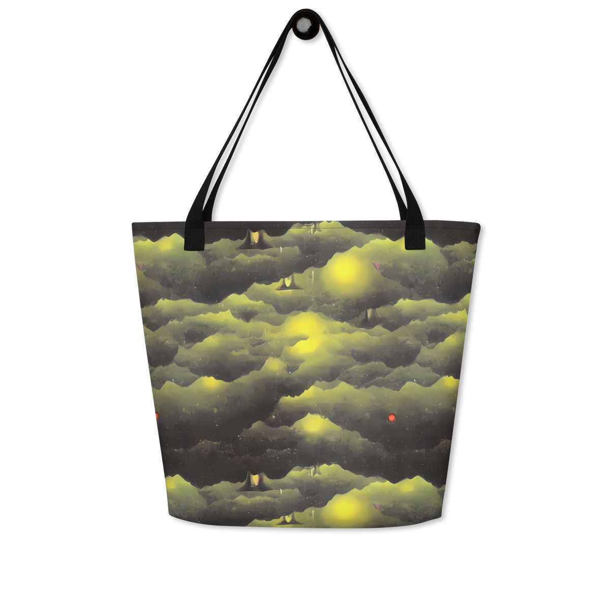 Large Tote Bag w/ Pocket - Spectral Isle