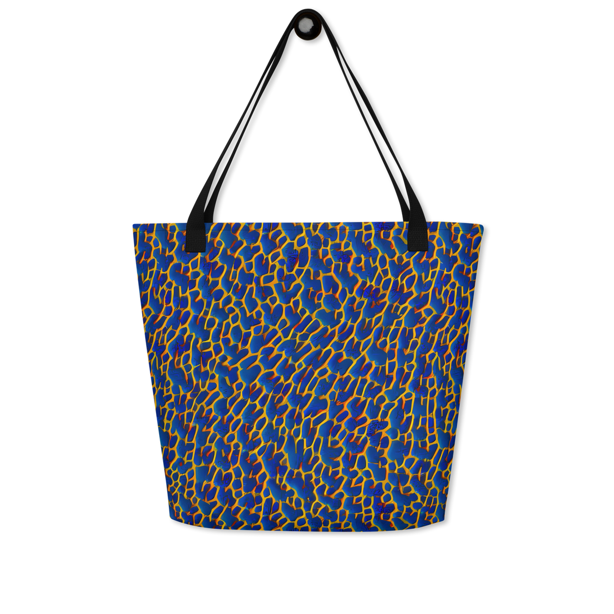 Large Tote Bag w/ Pocket - Crimson Creepers