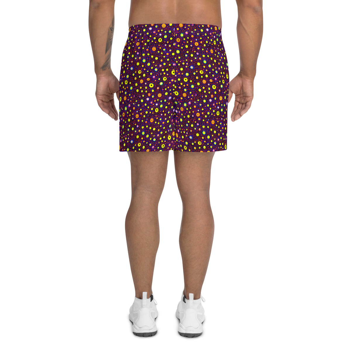 Men's Athletic Shorts - Cosmic Dotscape