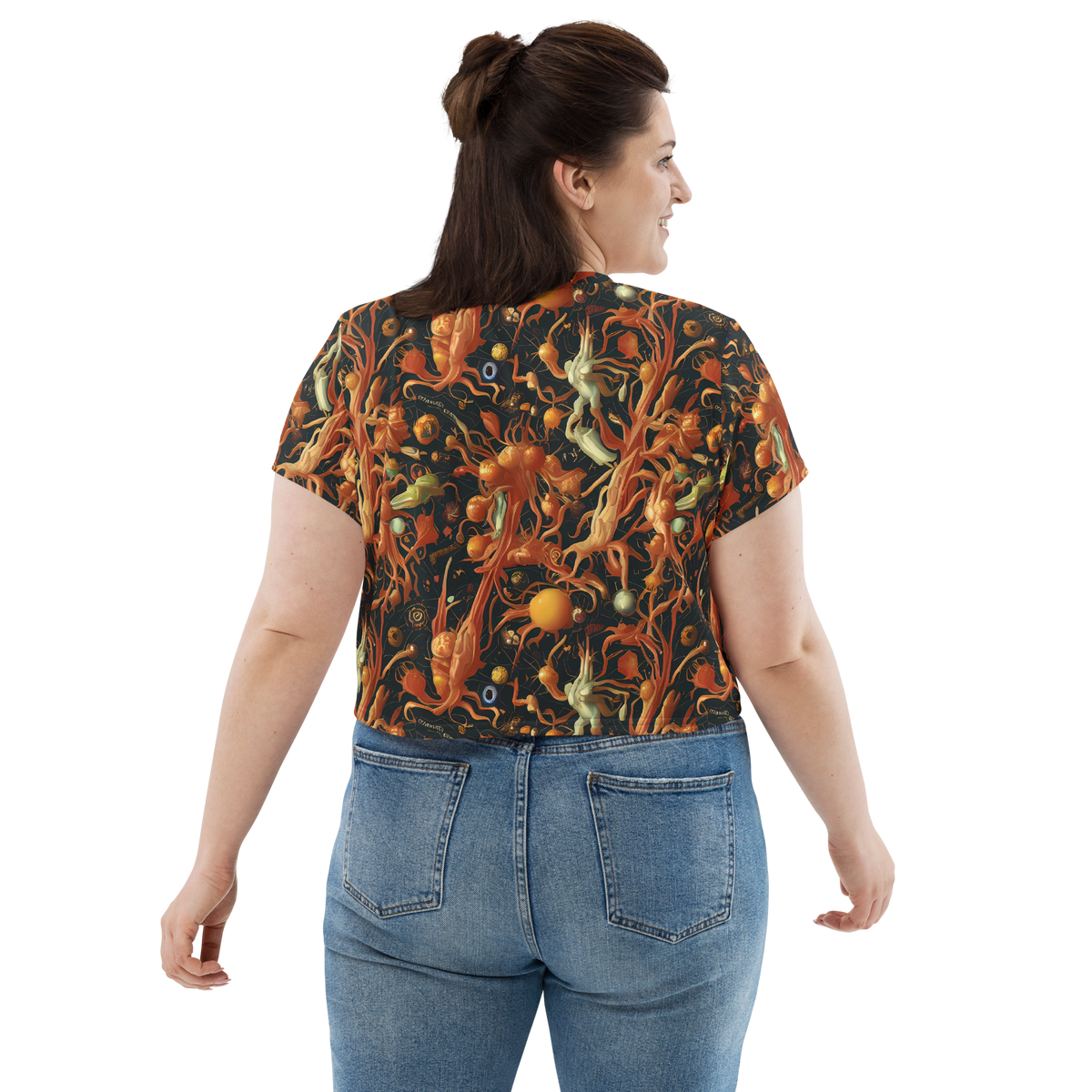 Women's Crop Tee - Bosschaert's Nebula