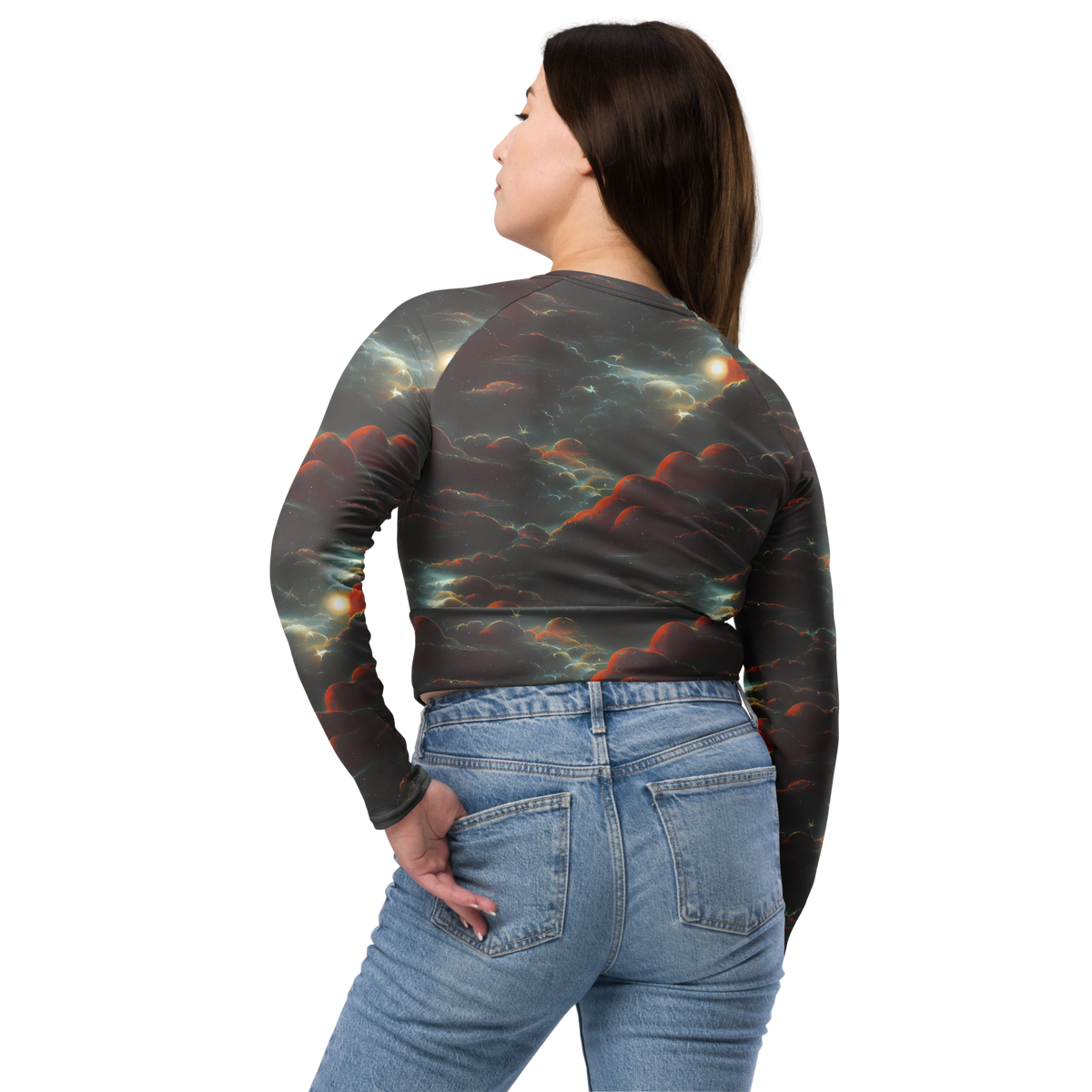 Long Sleeve Crop Top - Stellar Highlands