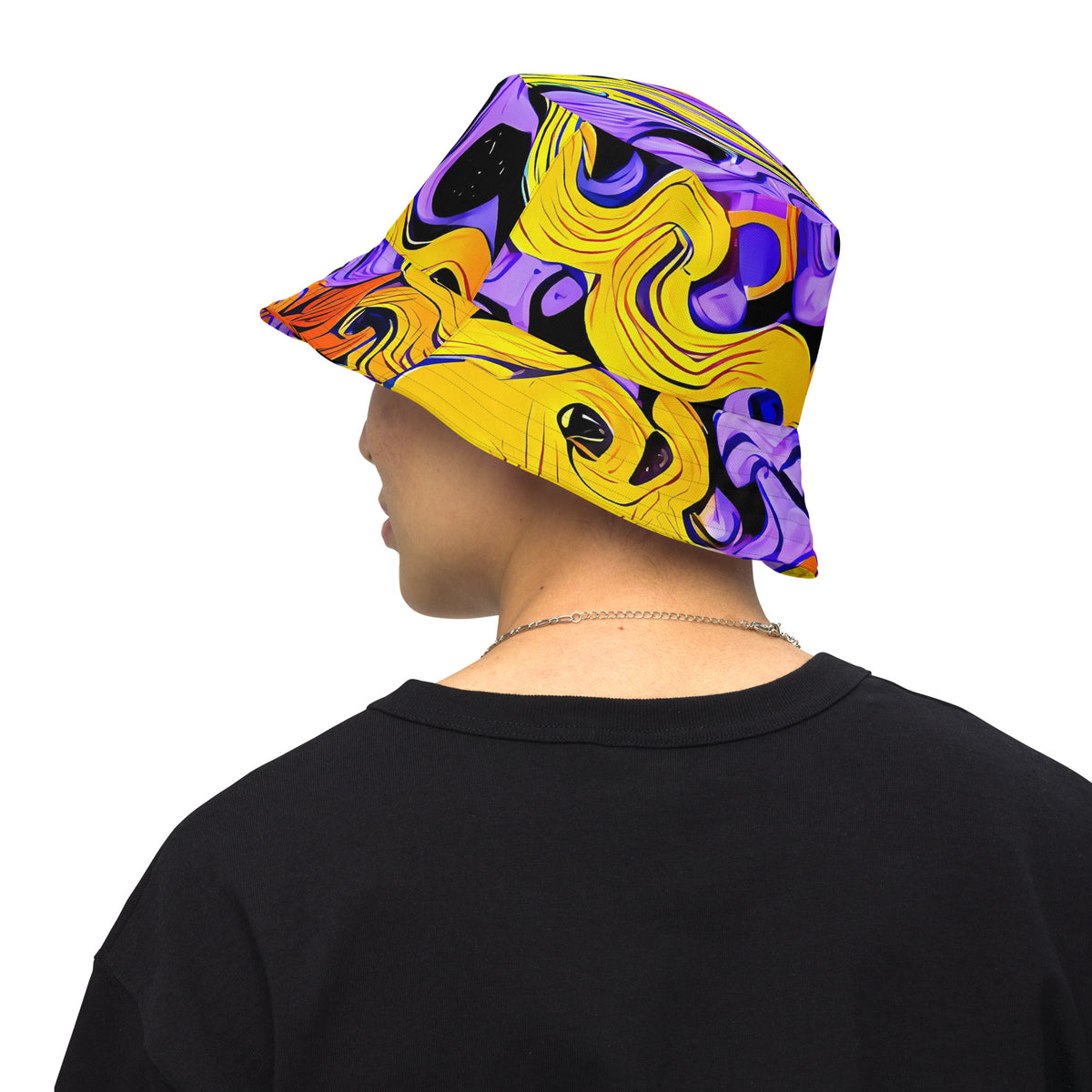 Reversible Bucket Hat - Bosschaert Swirl