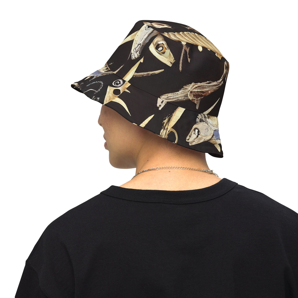 Reversible Bucket Hat - Fossil Fantasia
