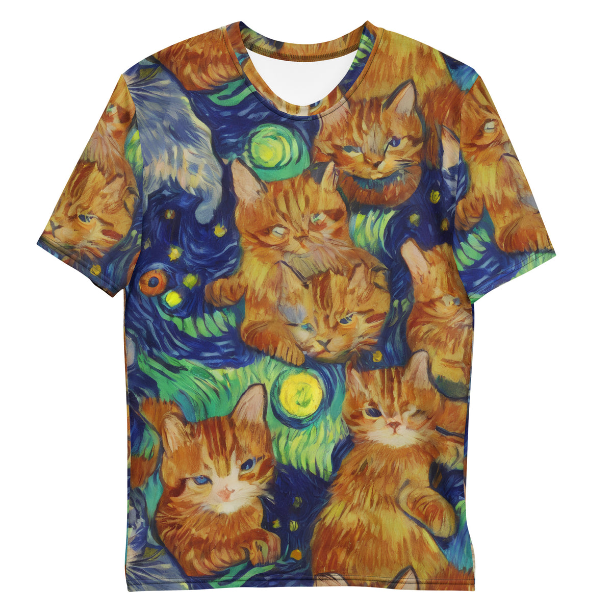 Men's Crew Neck T-Shirt - Celestial Claws