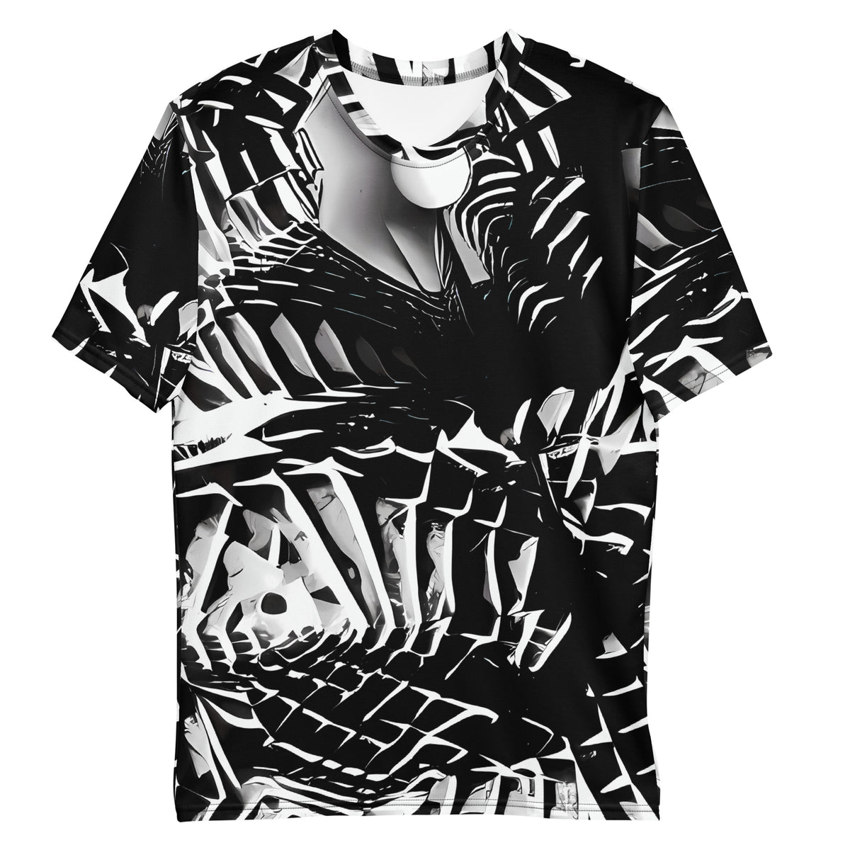 Men's Crew Neck T-Shirt - Illusion Vortex