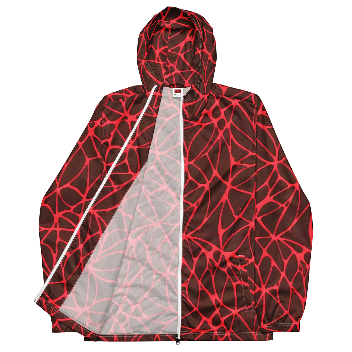 Men's Windbreaker - Scarlet Vines