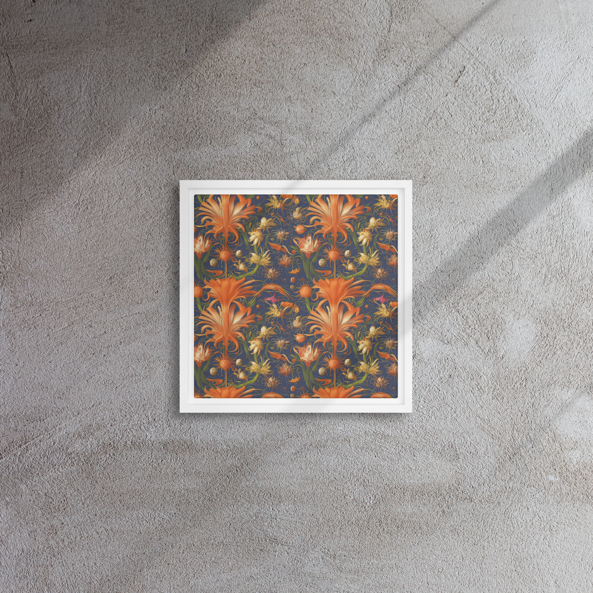 Framed Canvas - Stellar Blooms