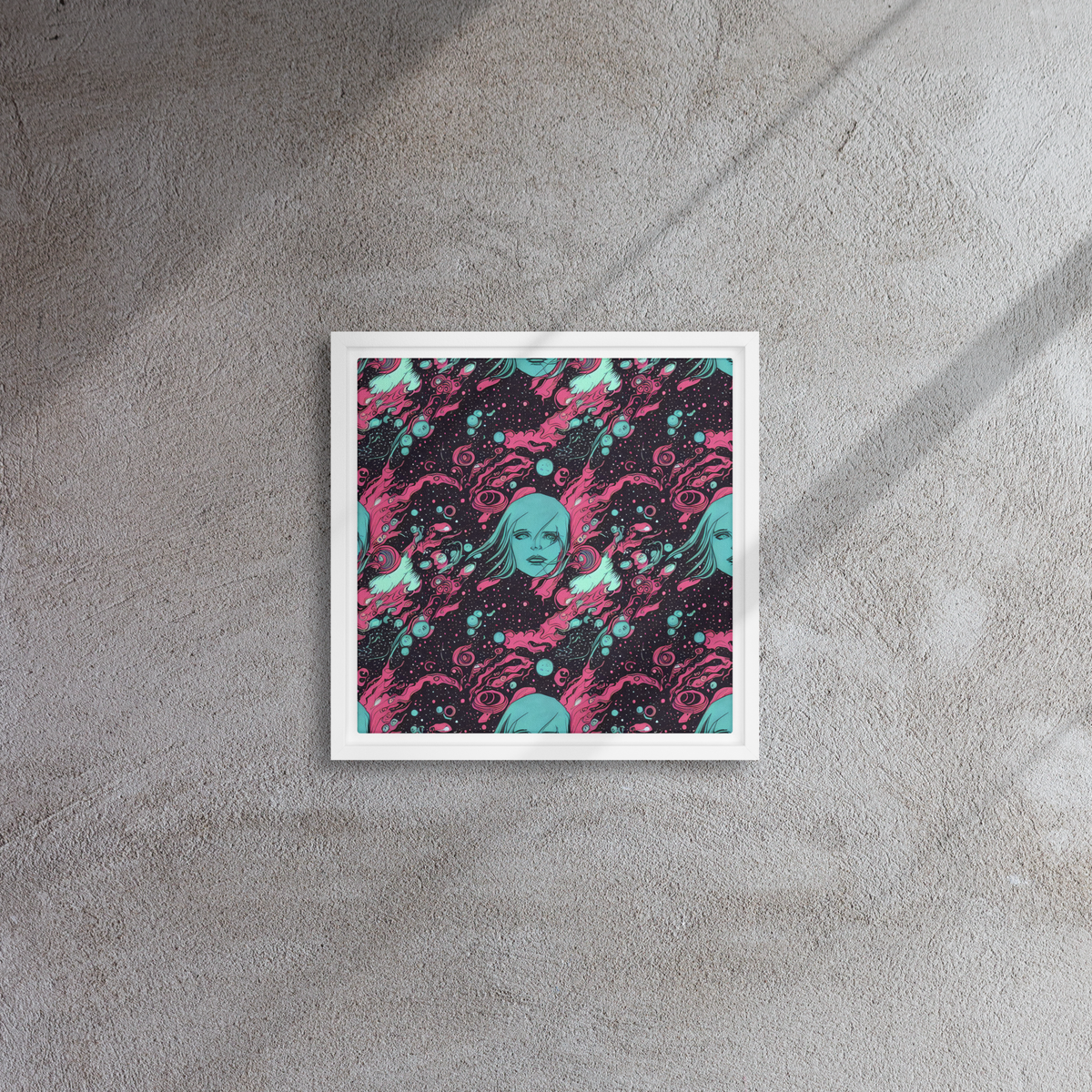 Framed Canvas - Spectral Dreamer