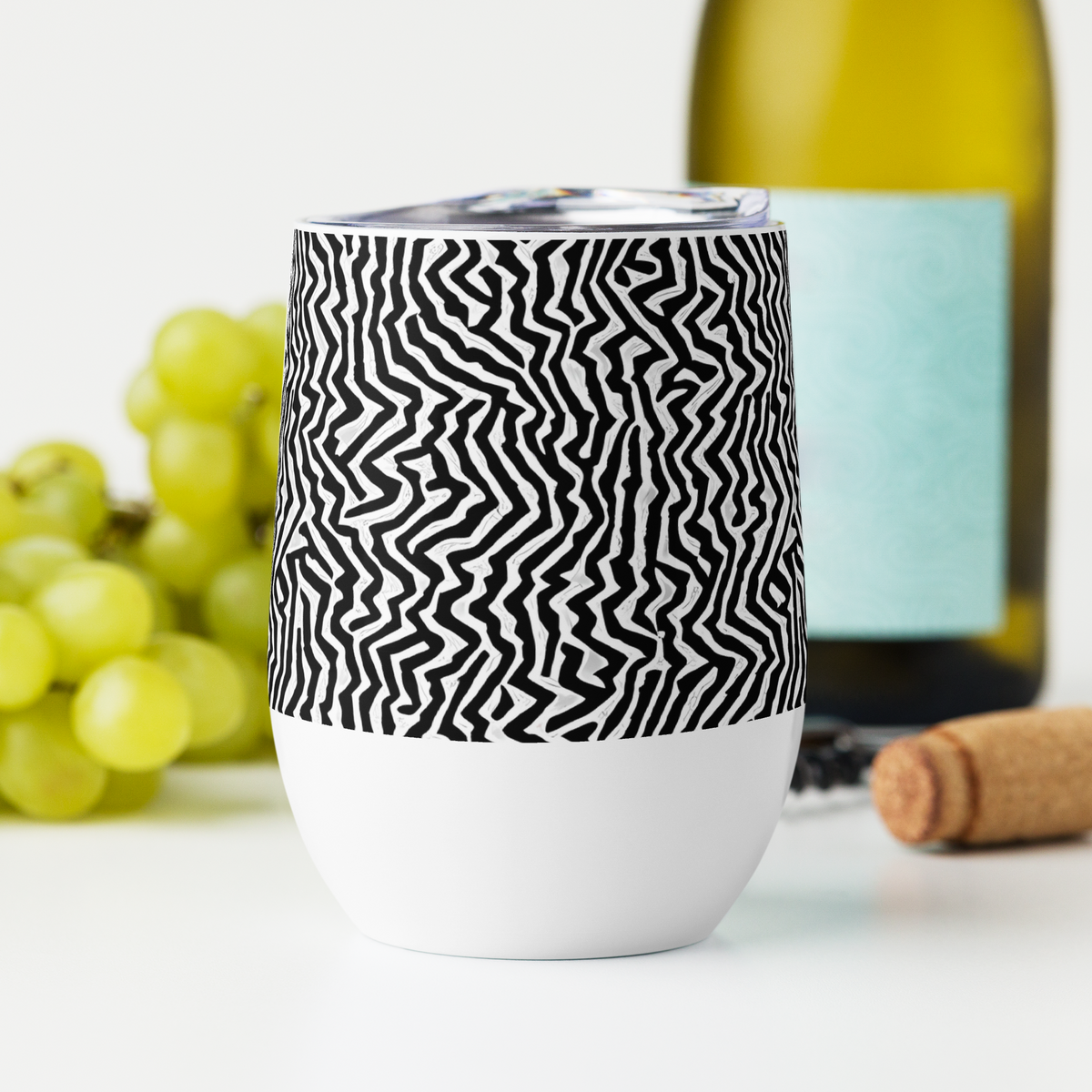 Wine Tumbler - Static Swirl