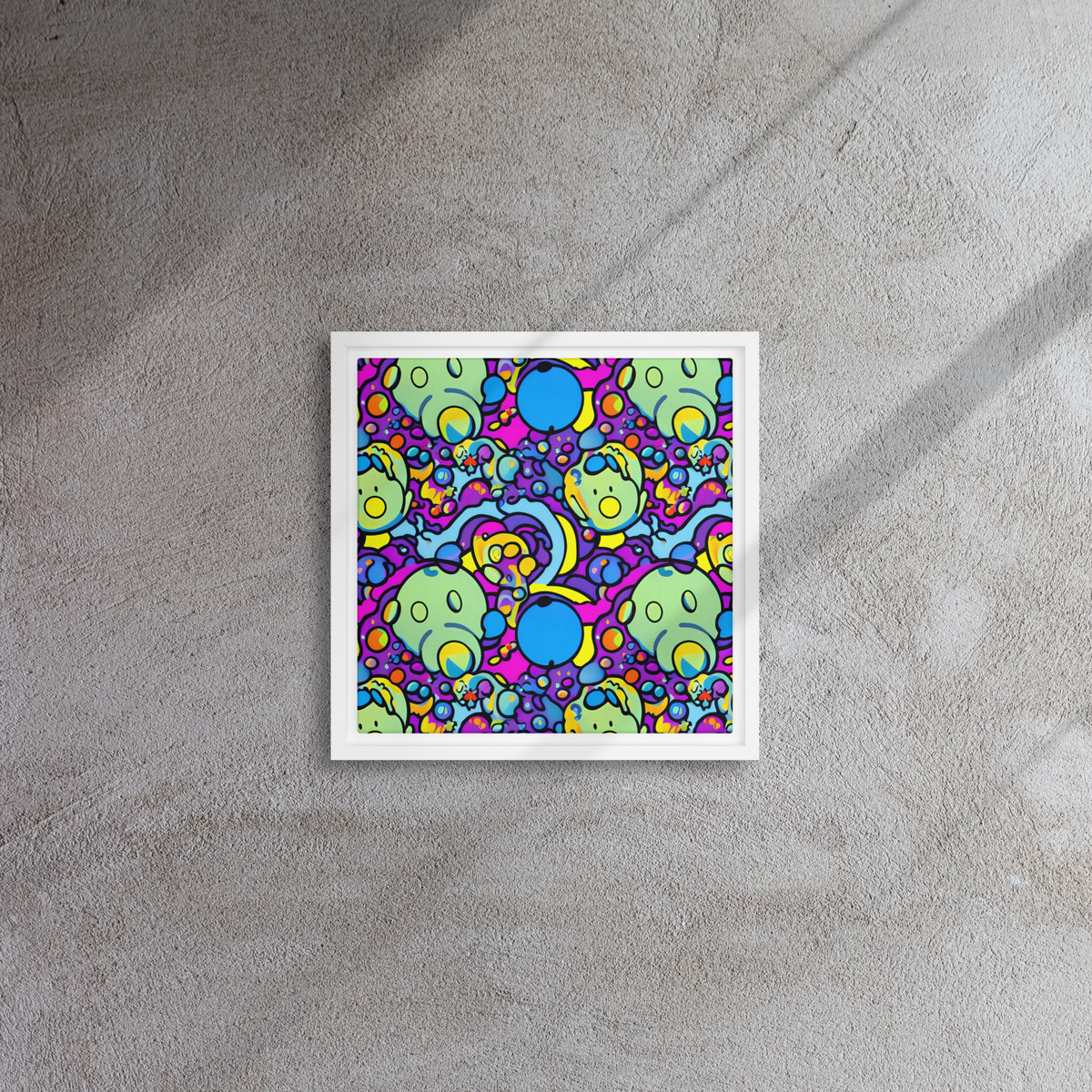 Framed Canvas - Enchanted Orbs