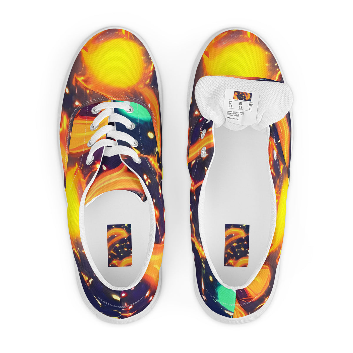 Women's Lace-Up Canvas Shoes - Coorte's Cosmos