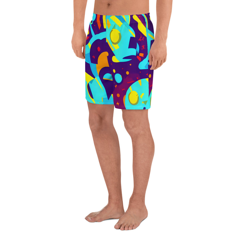 Men's Athletic Shorts - Gerace Geometry