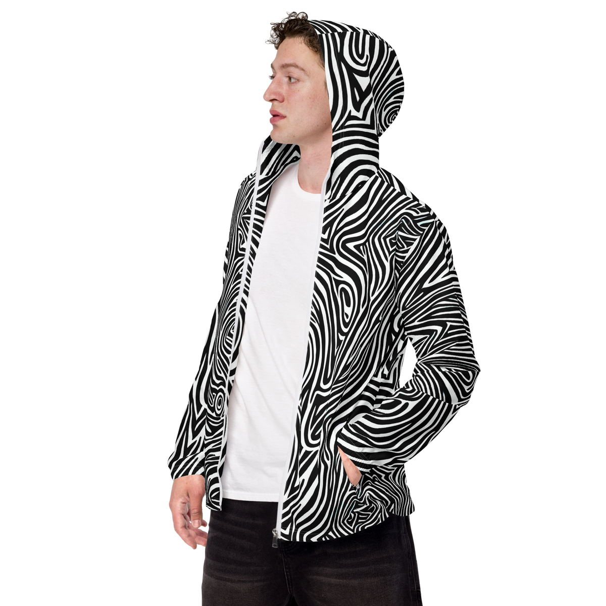 Men's Windbreaker - Vortex Veins