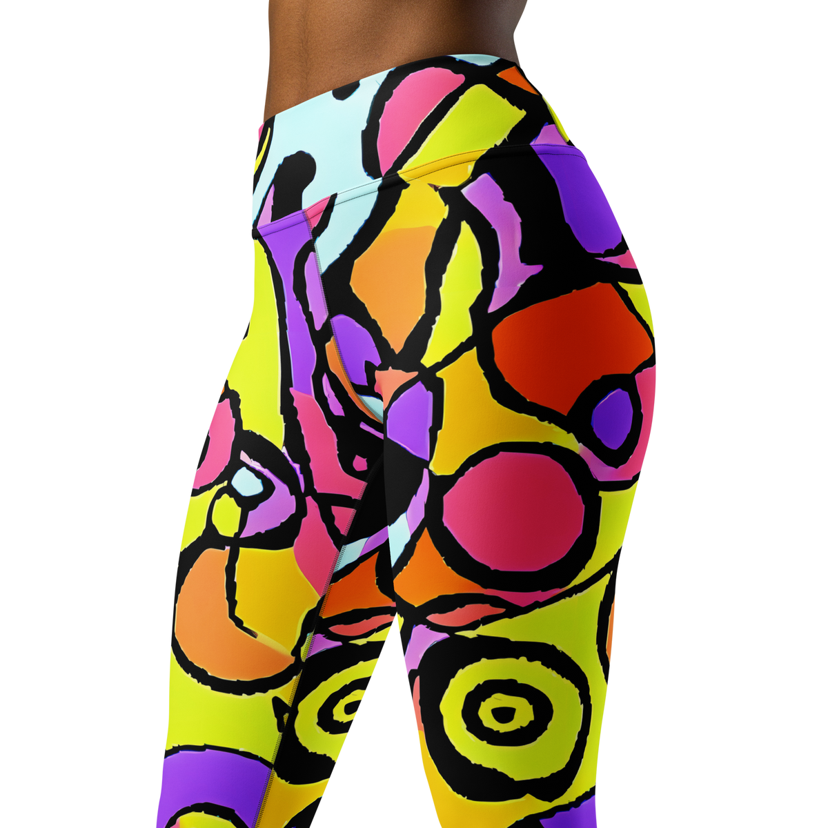 Yoga Leggings - Spirals of Joy