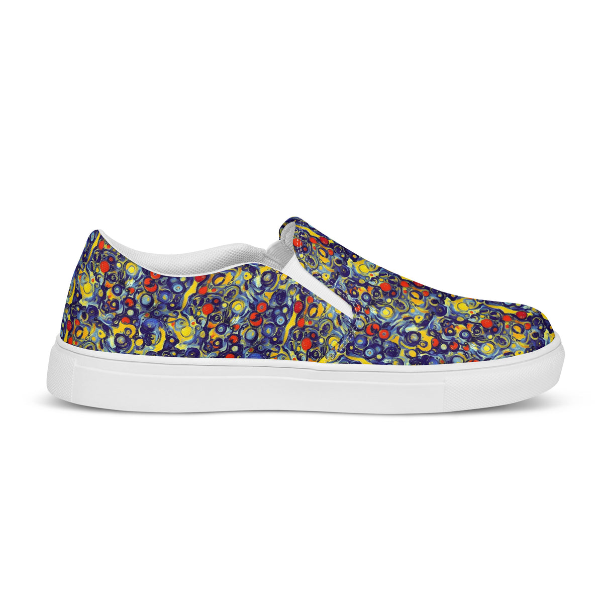 Women's Slip-On Canvas Shoes - Dynamic Doodles