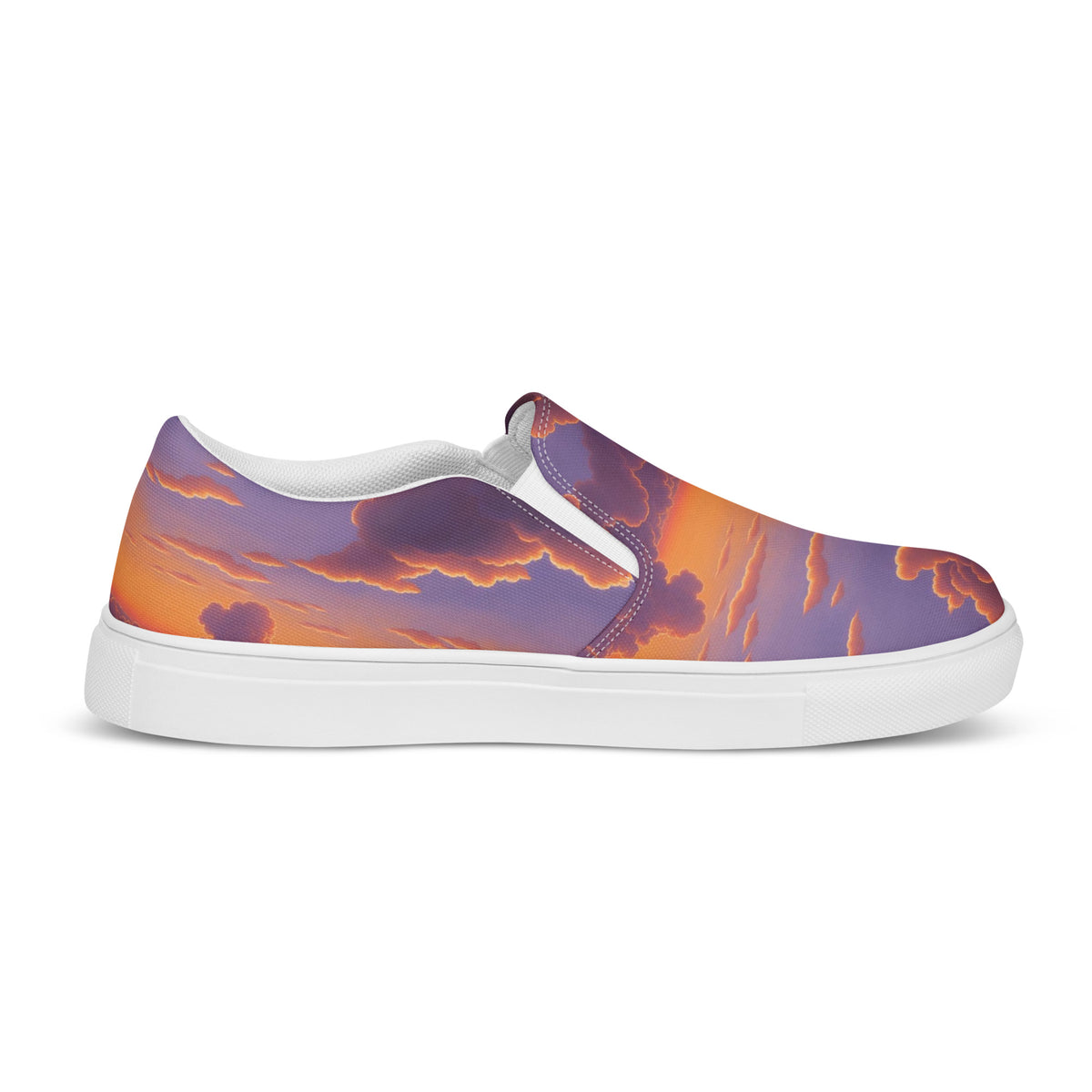 Women's Slip-On Canvas Shoes - Cotton Candy Dreams