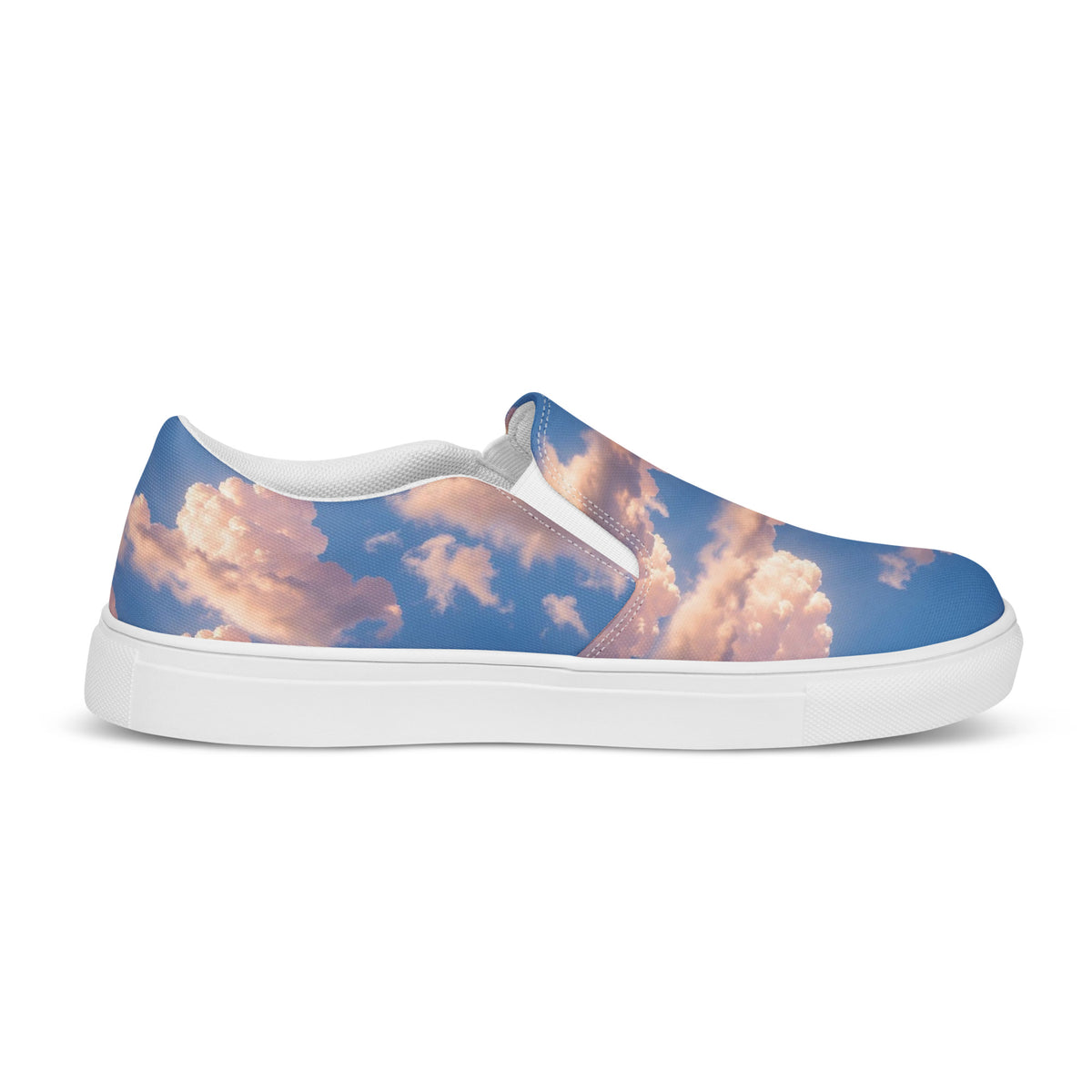 Women's Slip-On Canvas Shoes - Cotton Candy Skies