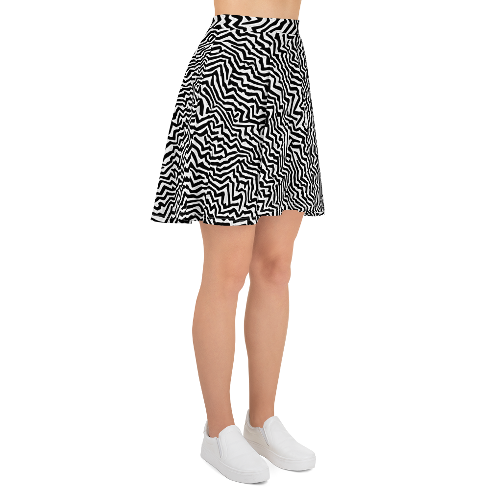 Skater Skirt - Static Swirl