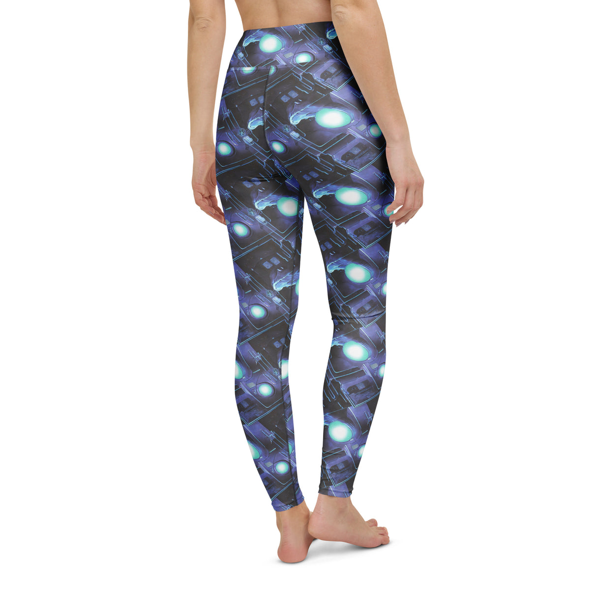 Yoga Leggings - Galactic Circuit