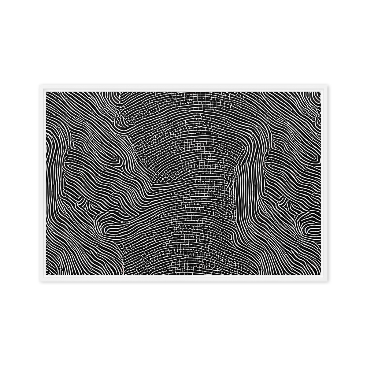 Framed Canvas - Zenith Stripes