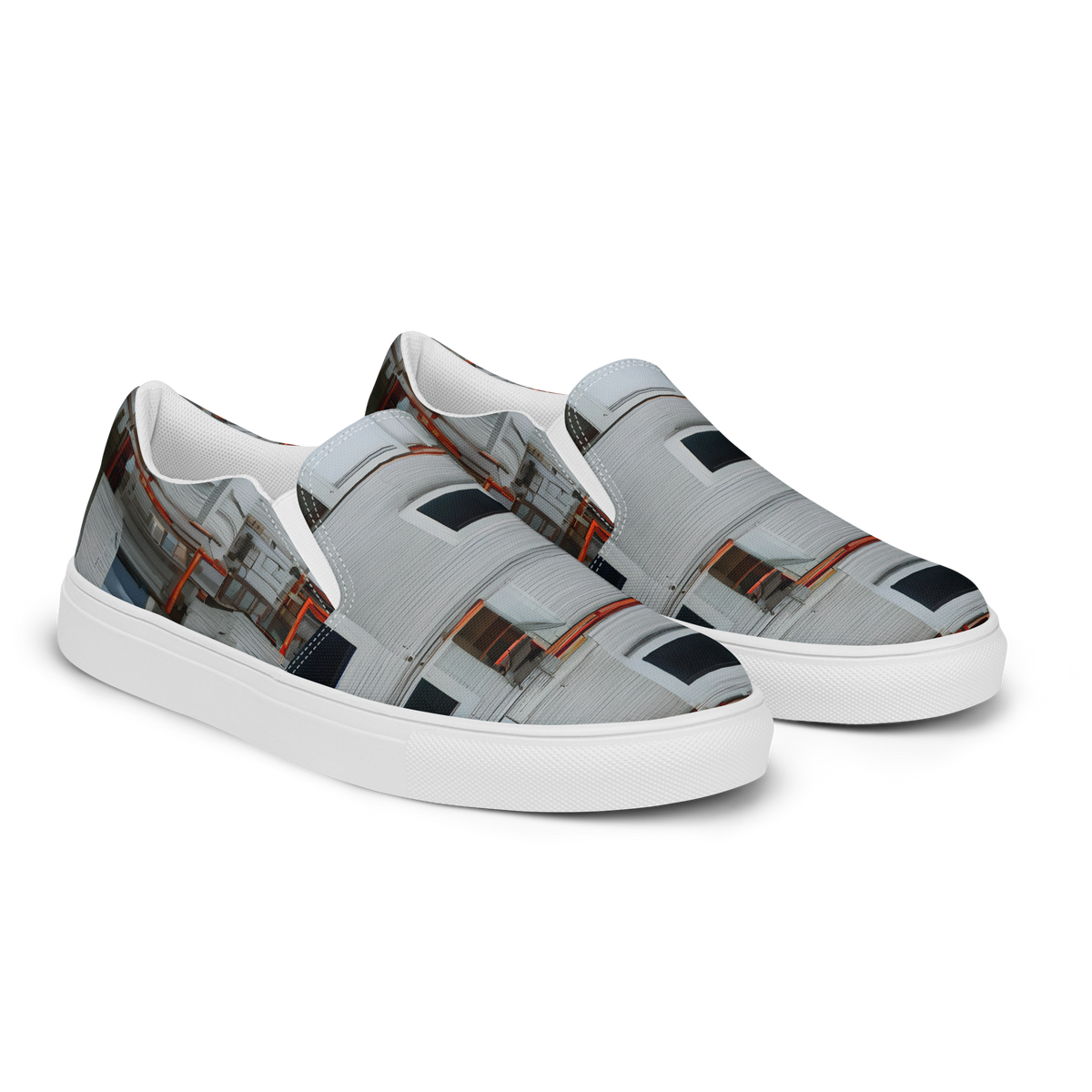 Men's Slip-On Canvas Shoes - Industrial Reverie