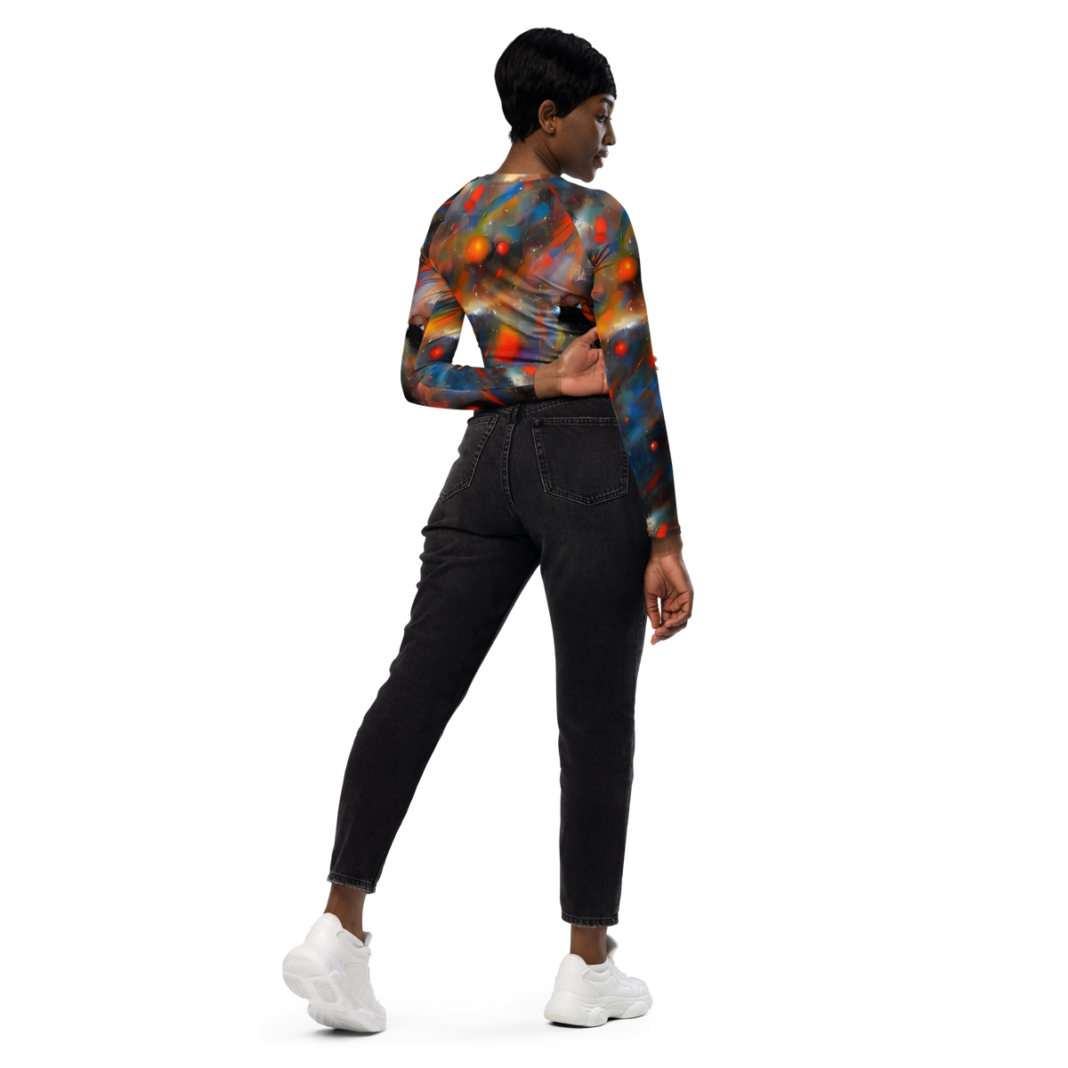 Long Sleeve Crop Top - Ethereal Eclat