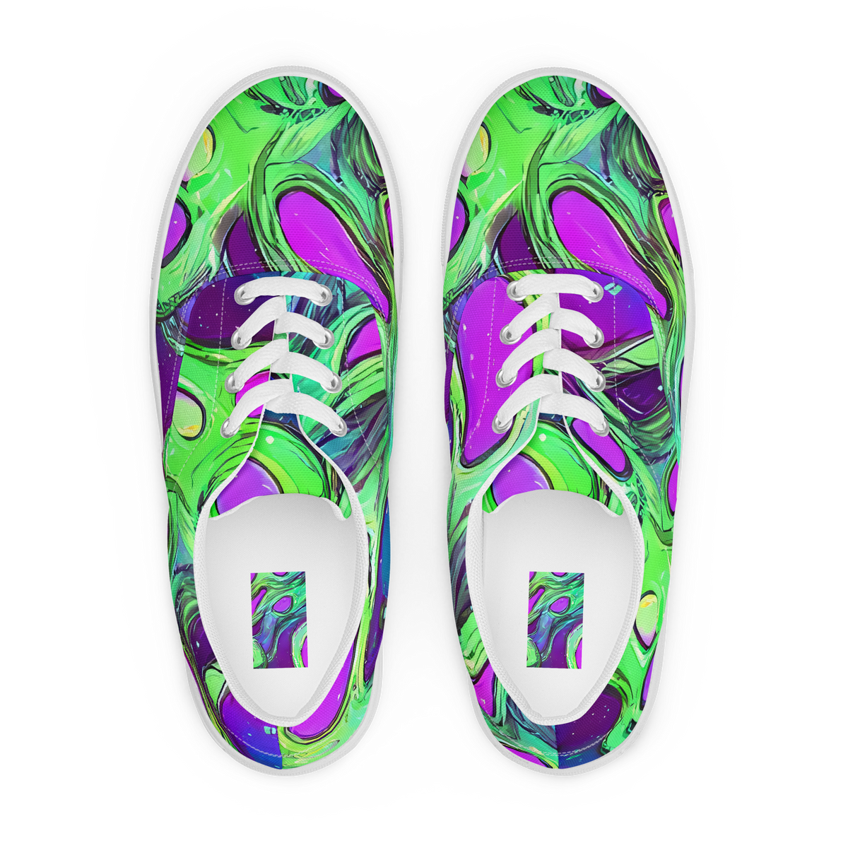Women's Lace-Up Canvas Shoes - Funky Mutation