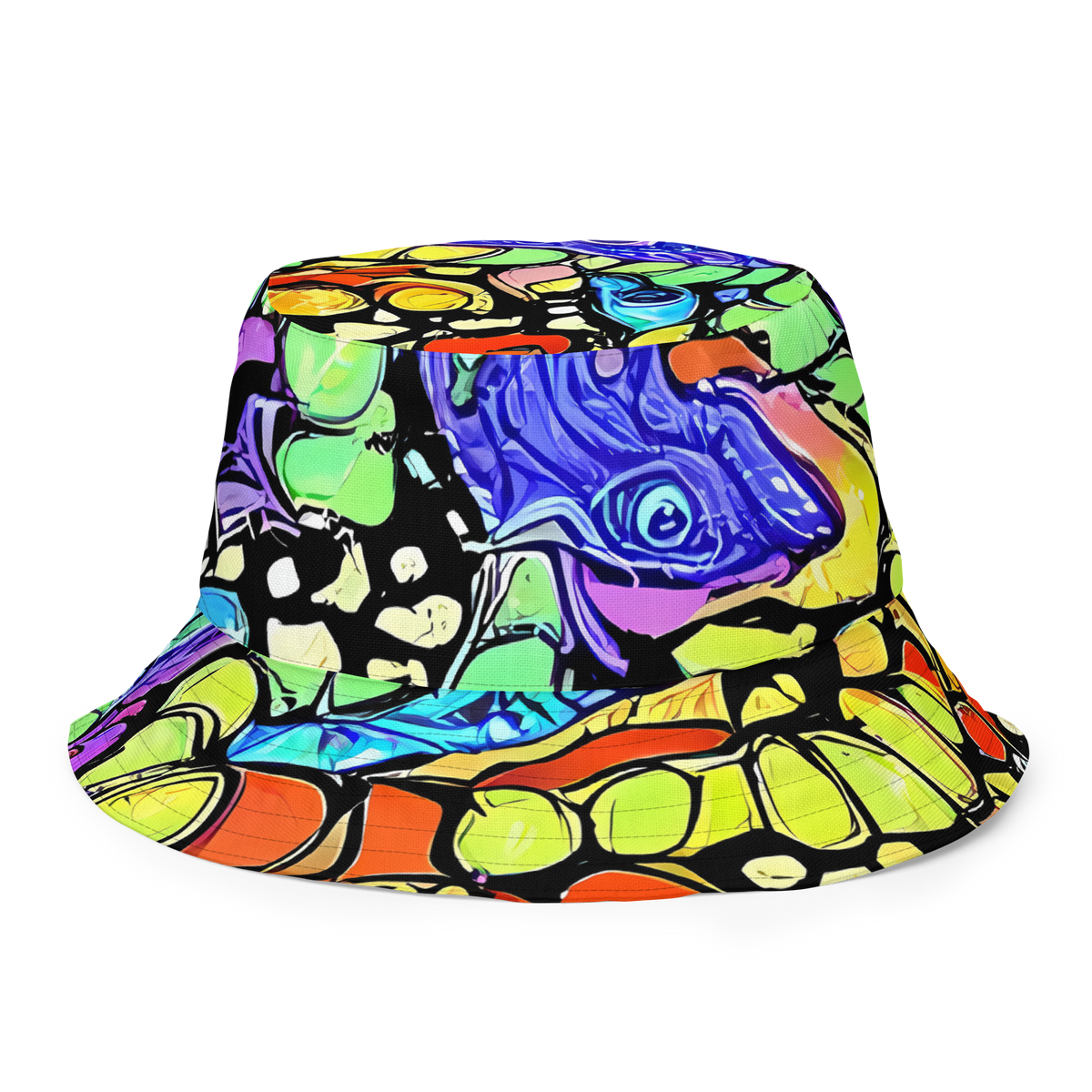 Reversible Bucket Hat - Frostwork Fantasy
