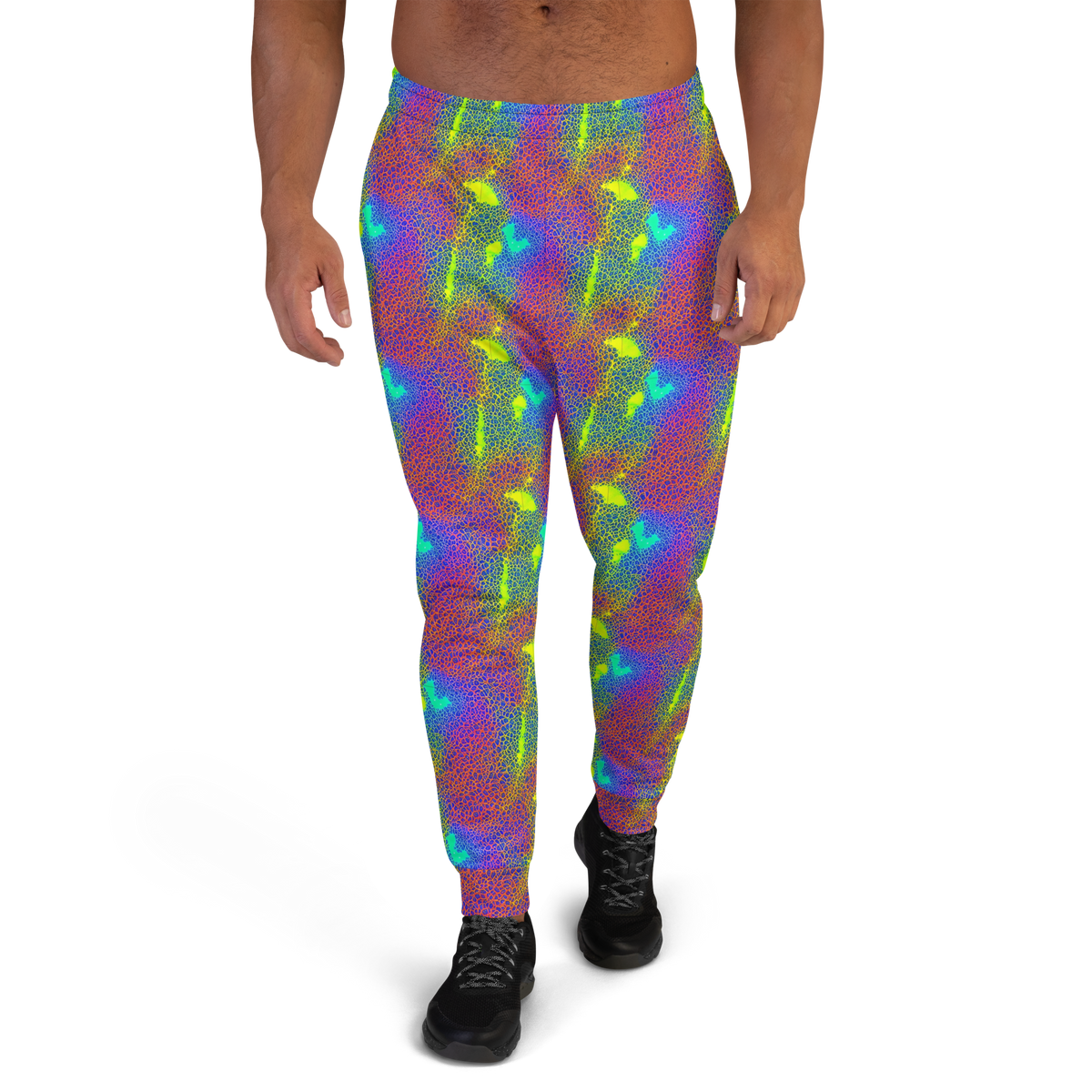 Men’s Joggers - Prismatic Web