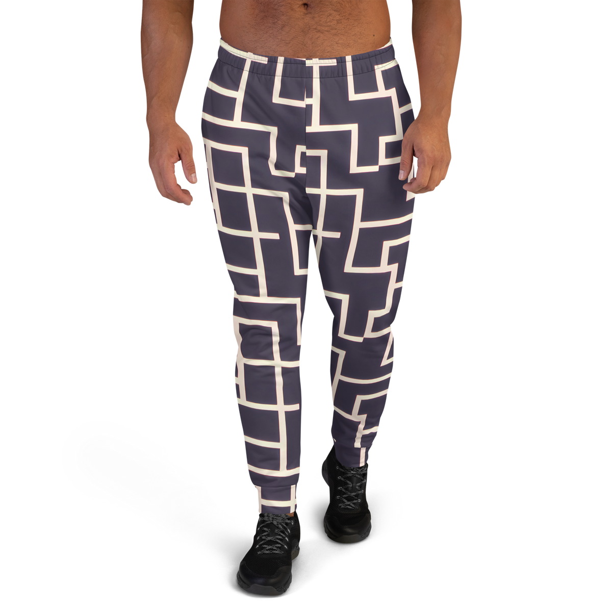 Men’s Joggers - Gilded Gridlock