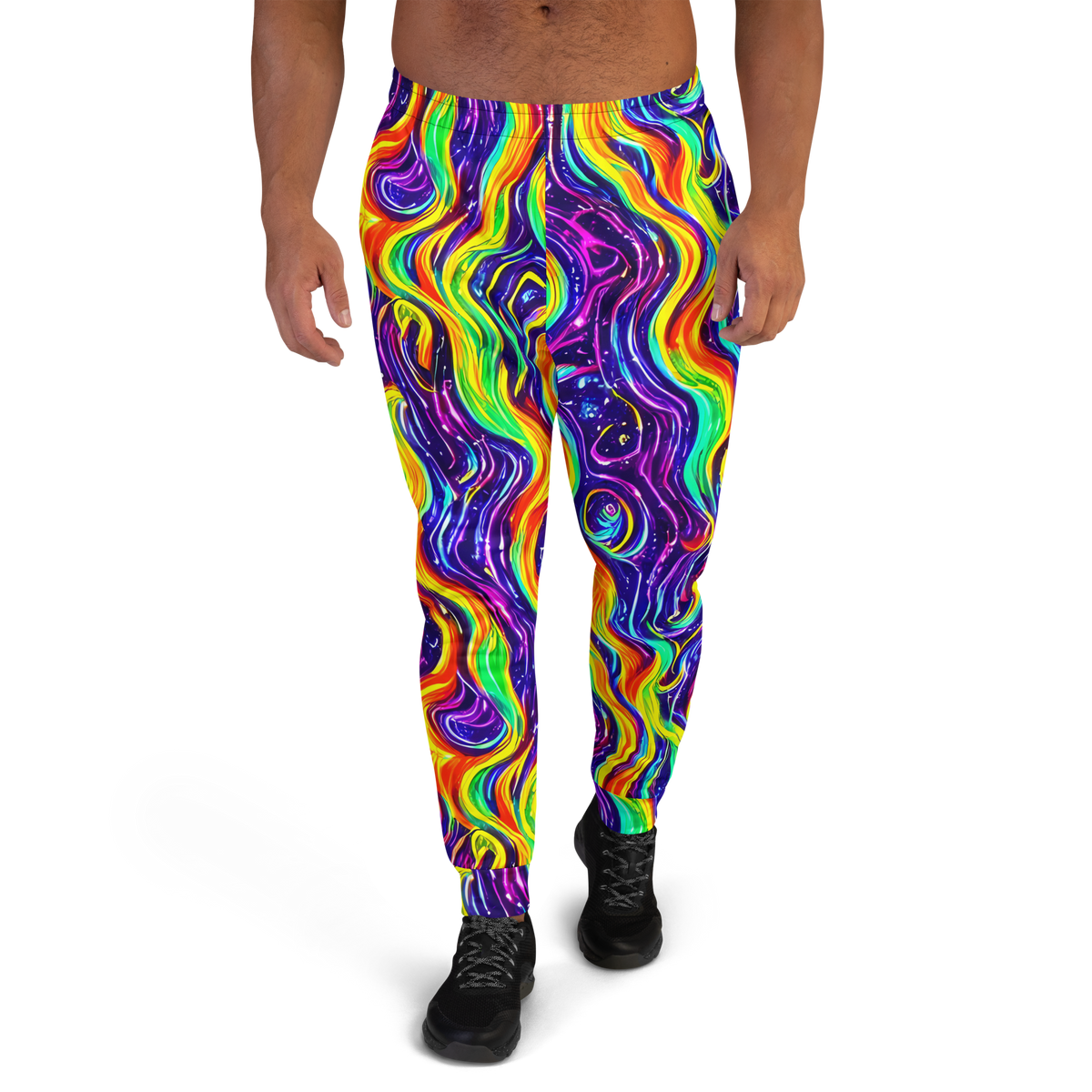 Men’s Joggers - Galactic Flames