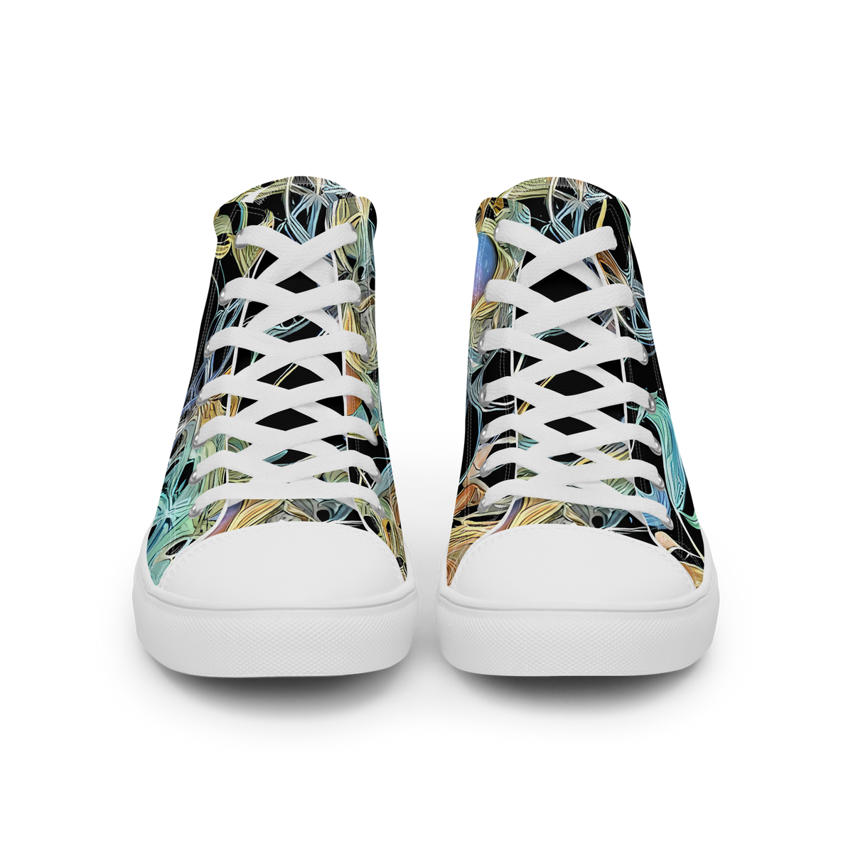 Women's High Top Canvas Shoes - Infinite Mist