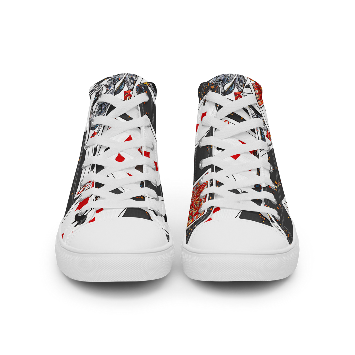 Men's High Top Canvas Shoes - Decked Out Dreams
