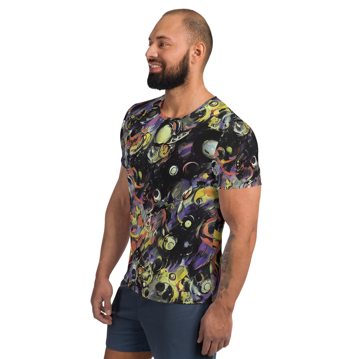 Men's Athletic T-Shirt - Fires of the Void