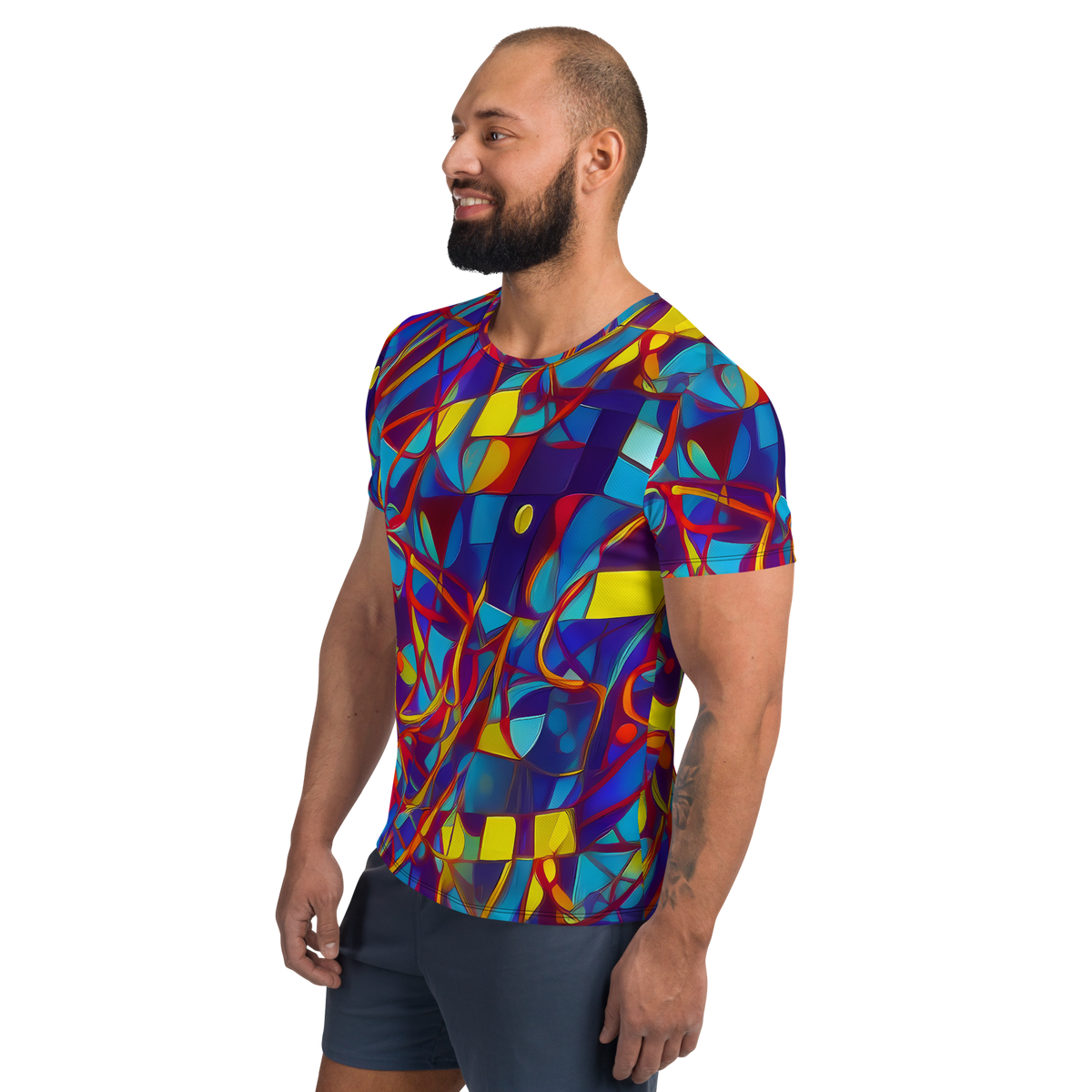 Men's Athletic T-Shirt - Flickering Dreams