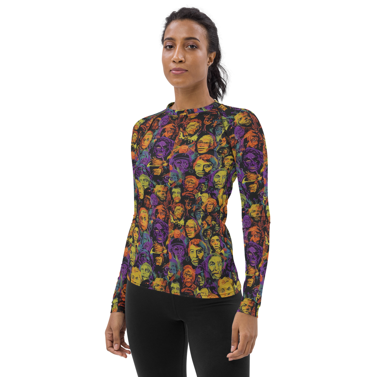 Women's Rash Guard - Kaleidoscopic Spirits