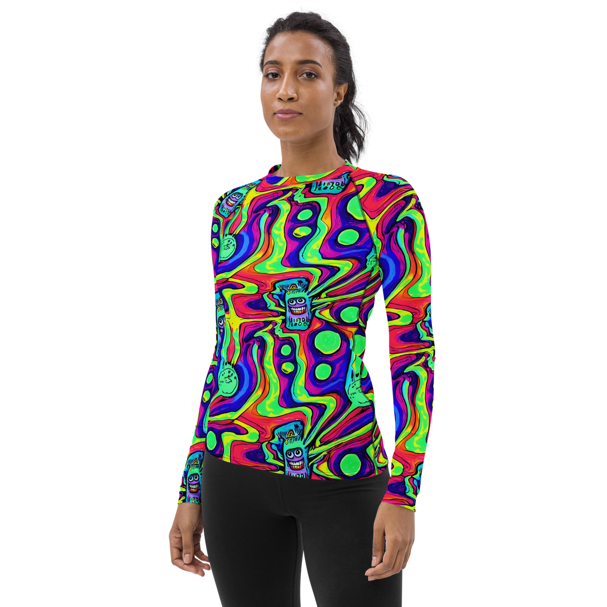 Women's Rash Guard - Frizzled Spirits