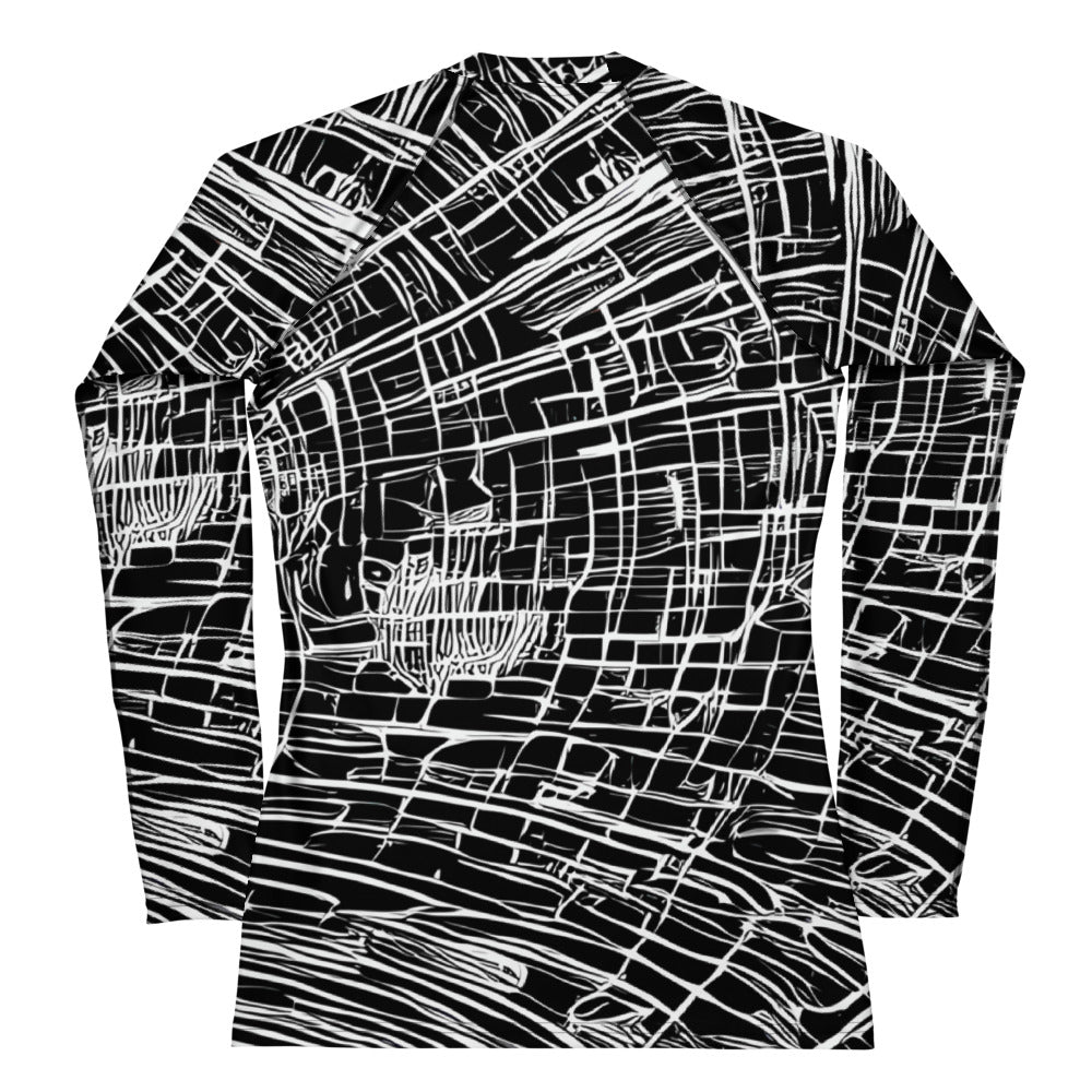 Women's Rash Guard - List's Labyrinth