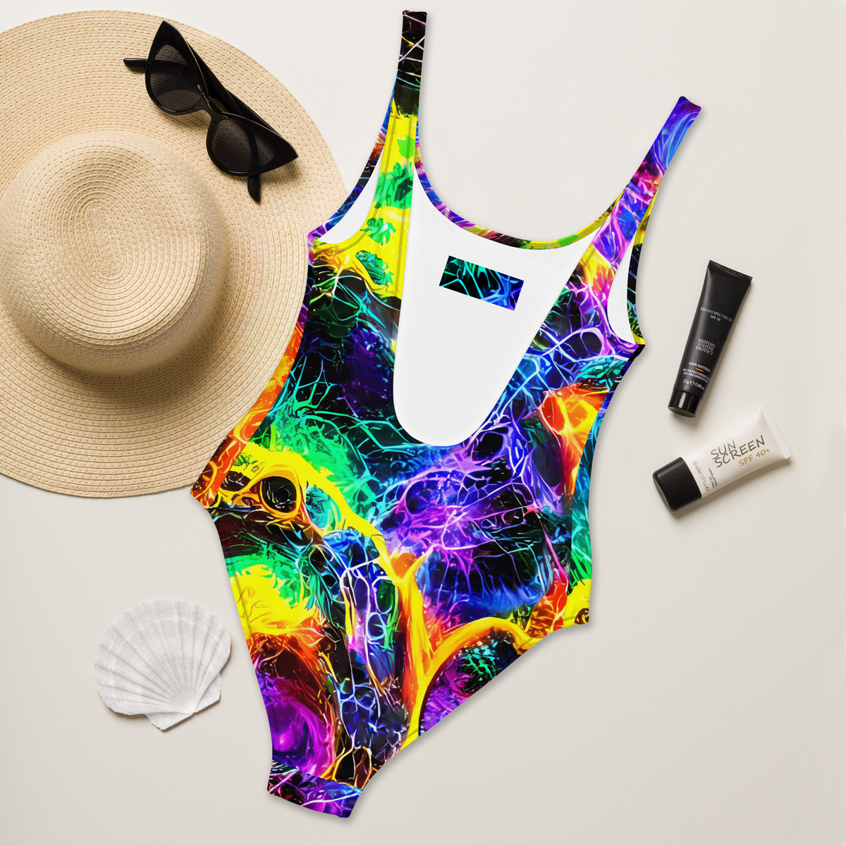 One-Piece Swimsuit - Vivid Veil